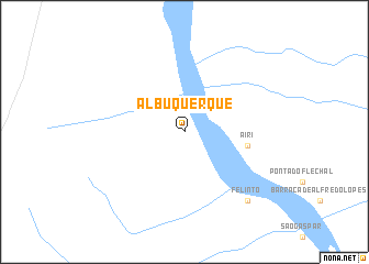 map of Albuquerque
