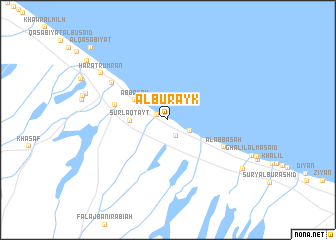 map of Al Burayk