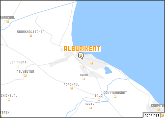 map of Al\