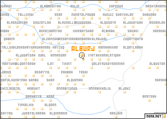 map of Al Burj