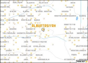 map of Al Burţāsīyah