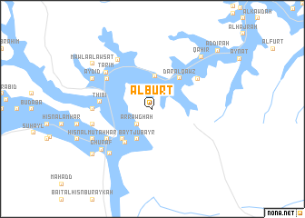 map of Al Burt