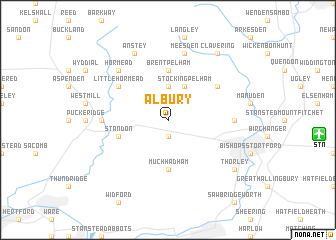 map of Albury