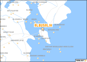 map of Ālbū Şāliḩ