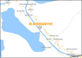 map of Ālbū Shuwaykh