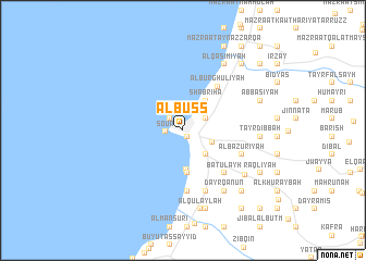 map of Al Buşş