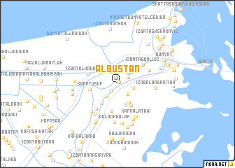 map of Al Bustān