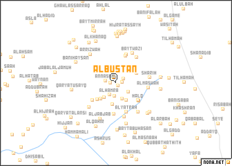 map of Al Bustān