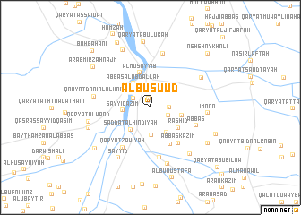 map of Ālbū Su‘ūd