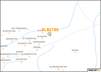 map of Al Būţah