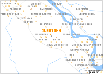 map of Al Buţākh