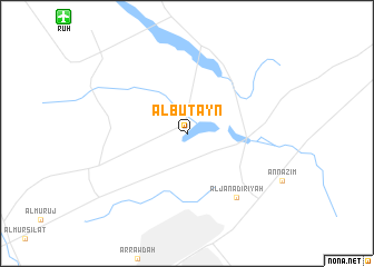 map of Al Buţayn