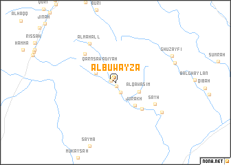 map of Al Buwayz̧ā