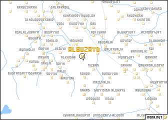 map of Albū Zayd