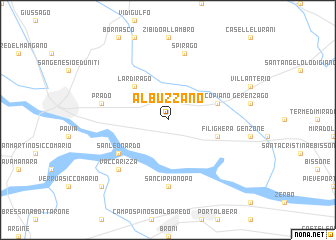 map of Albuzzano