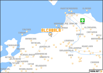 map of Alcabala