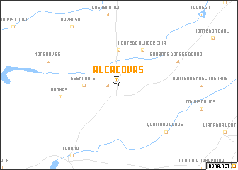 map of Alcáçovas