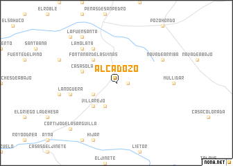 map of Alcadozo