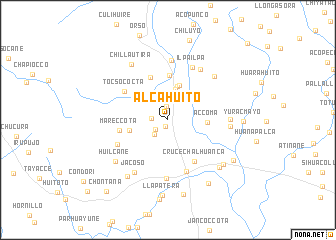 map of Alcahuito