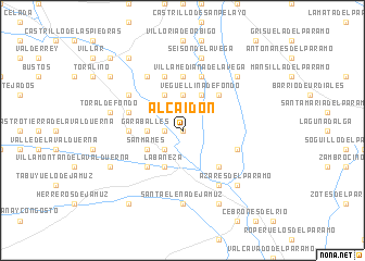 map of Alcaidón