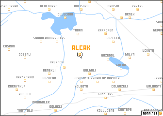 map of Alçak