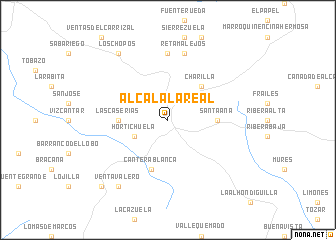 map of Alcalá la Real