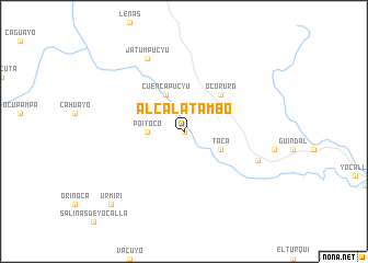 map of Alcalá Tambo