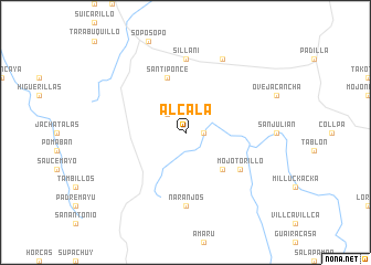 map of Alcalá