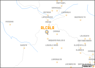 map of Alcalá