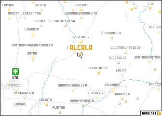 map of Alcalá