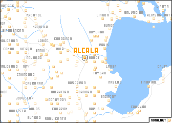 map of Alcala