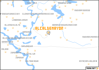 map of Alcalde Mayor