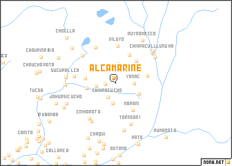 map of Alcamarine