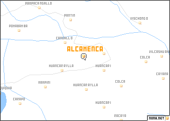 map of Alcamenca