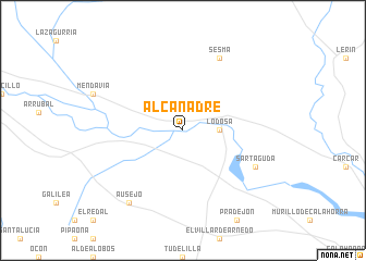 map of Alcanadre