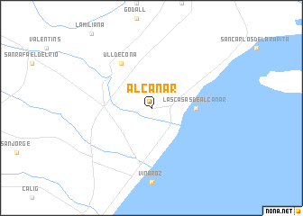 map of Alcanar