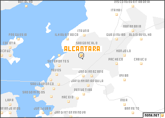 map of Alcântara