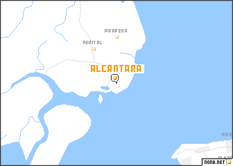 map of Alcântara