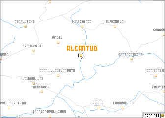 map of Alcantud