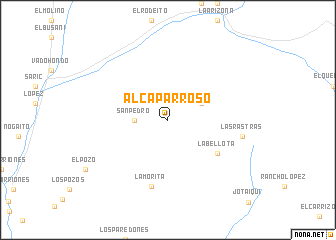 map of Alcaparroso