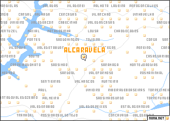 map of Alcaravela