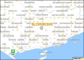 map of Alcaria Cova