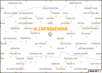 map of Alcaria Queimada