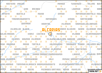 map of Alcarias