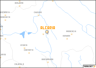 map of Alcaria