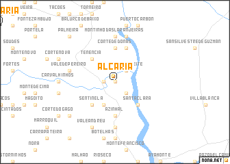 map of Alcaria