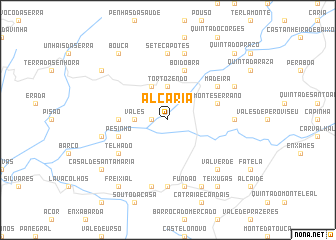 map of Alcaria