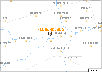 map of Alcazarejos