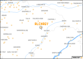 map of Alchagy