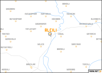 map of Alçılı